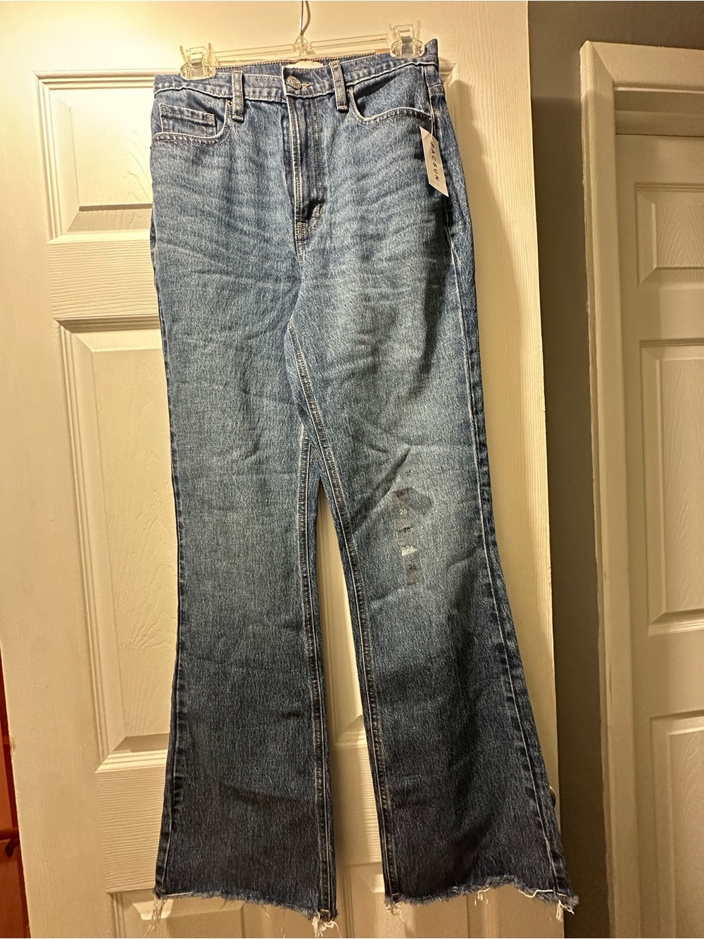 PacSun Medium Blue High-Rise Bootcut Jeans